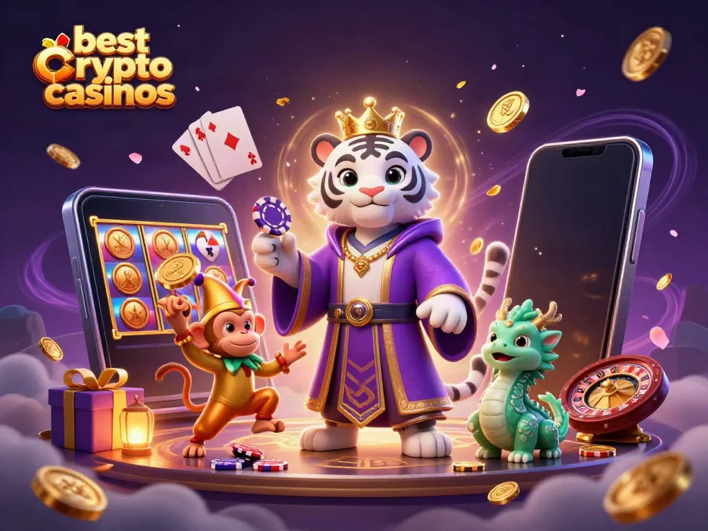 Experience the excitement at the best crypto casinos with vibrant characters, games, and rich visuals.