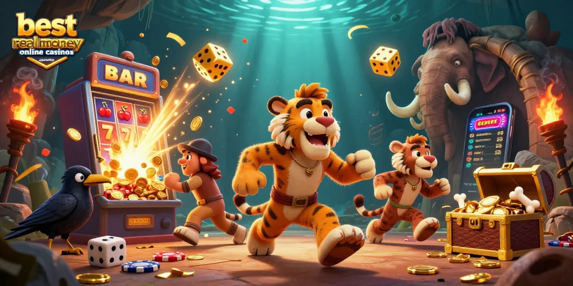 Experience the excitement of the best real money online casinos Australia with vibrant 3D casino action.
